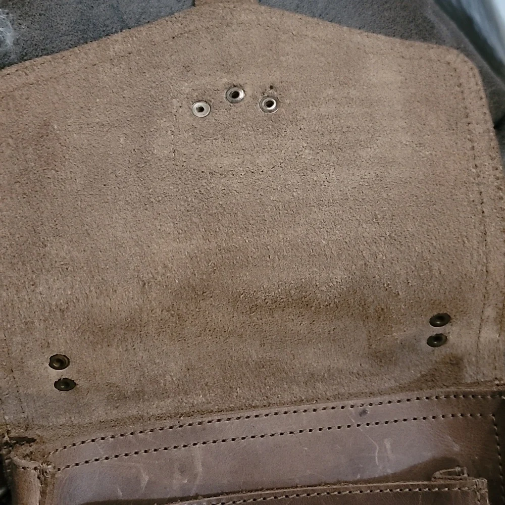 Leather Crossbody Messenger Bag